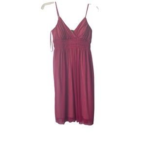 LE CHATEAU pink spaghetti strap dress size small